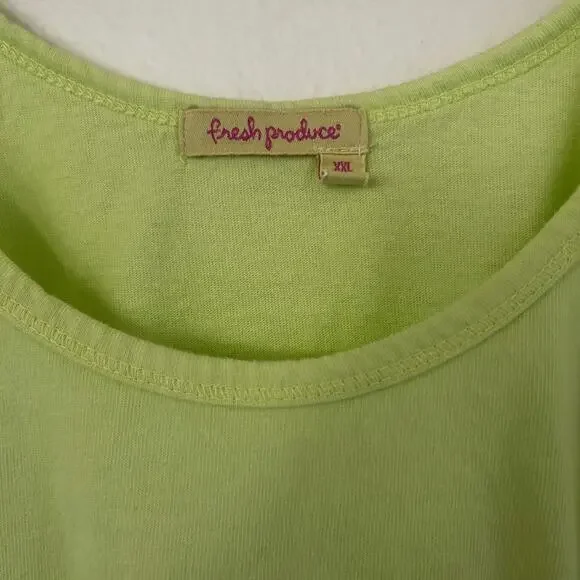 Fresh Produce T-Shirt Midi Dress XXL Cotton Casual Pocket Summer Relaxed Fit - Picture 7 of 7